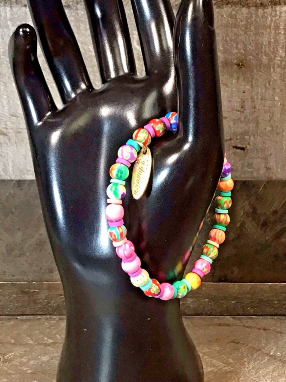 Plunder Kira Bracelet Coloerful Streach New in Box